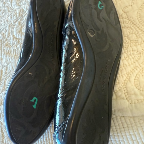 COUTURE Donald J Pliner MADE IN ITALY patent leather loafers like new 7.5 - Picture 4 of 5